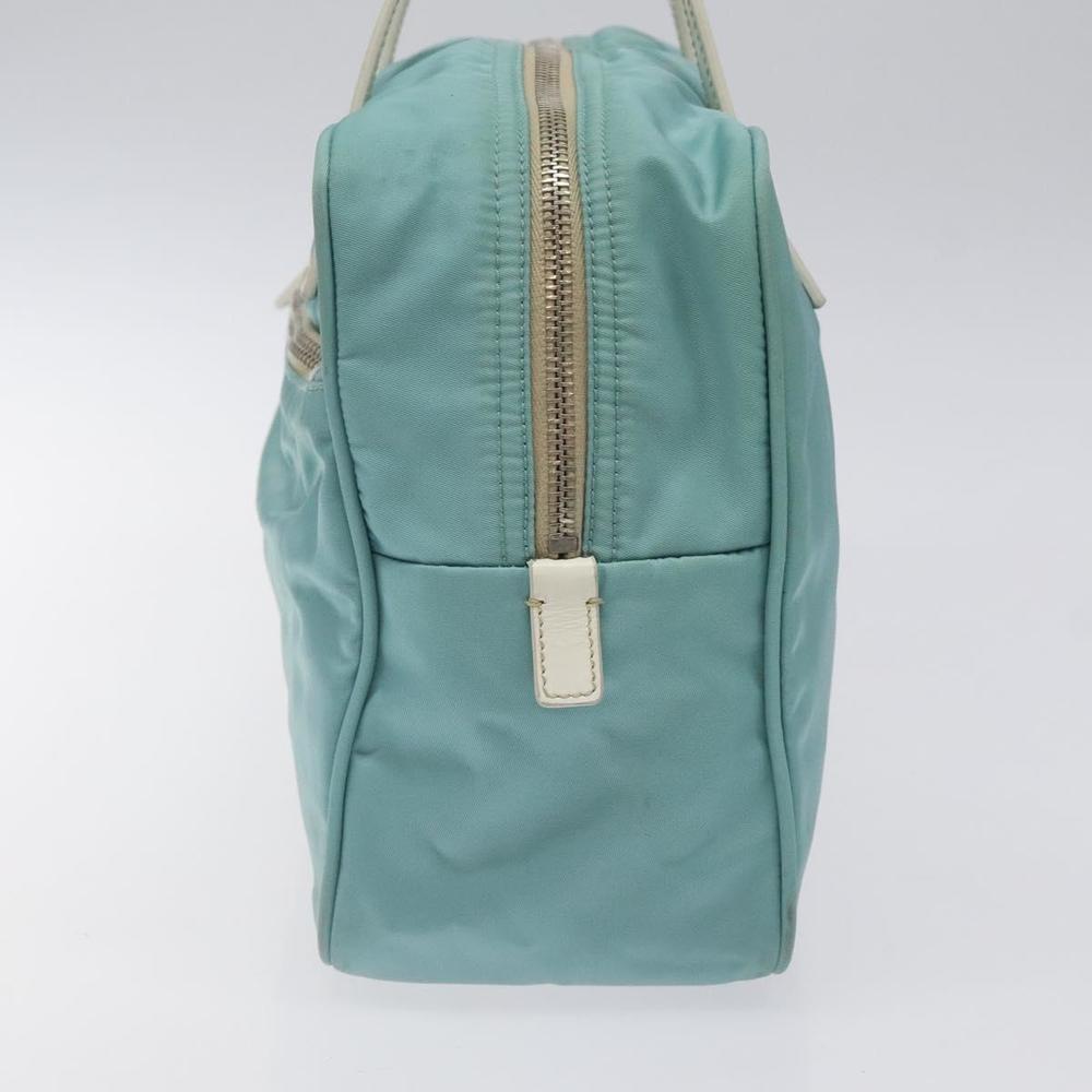 PRADA Hand Bag Nylon Blue Silver Auth 121844 - Picture 4 of 16